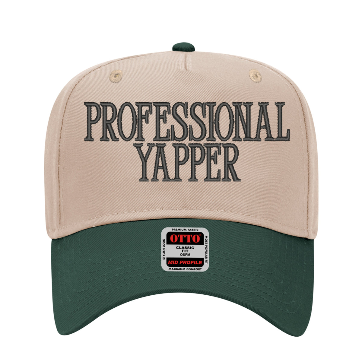 Professional Yapper Embroidered Hat - Trucker Hat