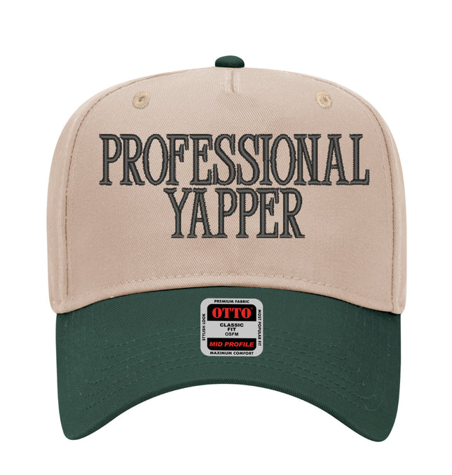 Professional Yapper Embroidered Hat - Trucker Hat