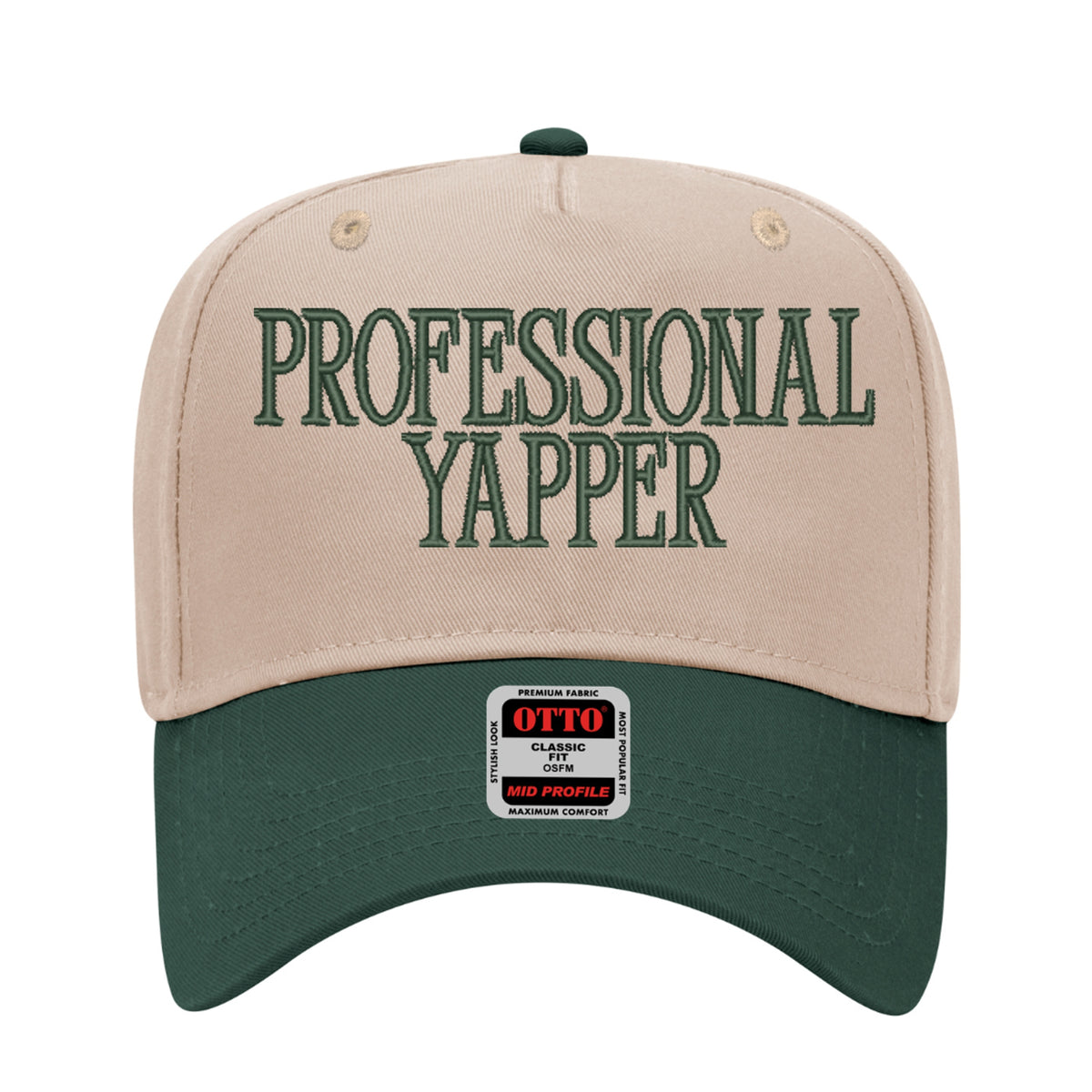 Professional Yapper Embroidered Hat - Trucker Hat