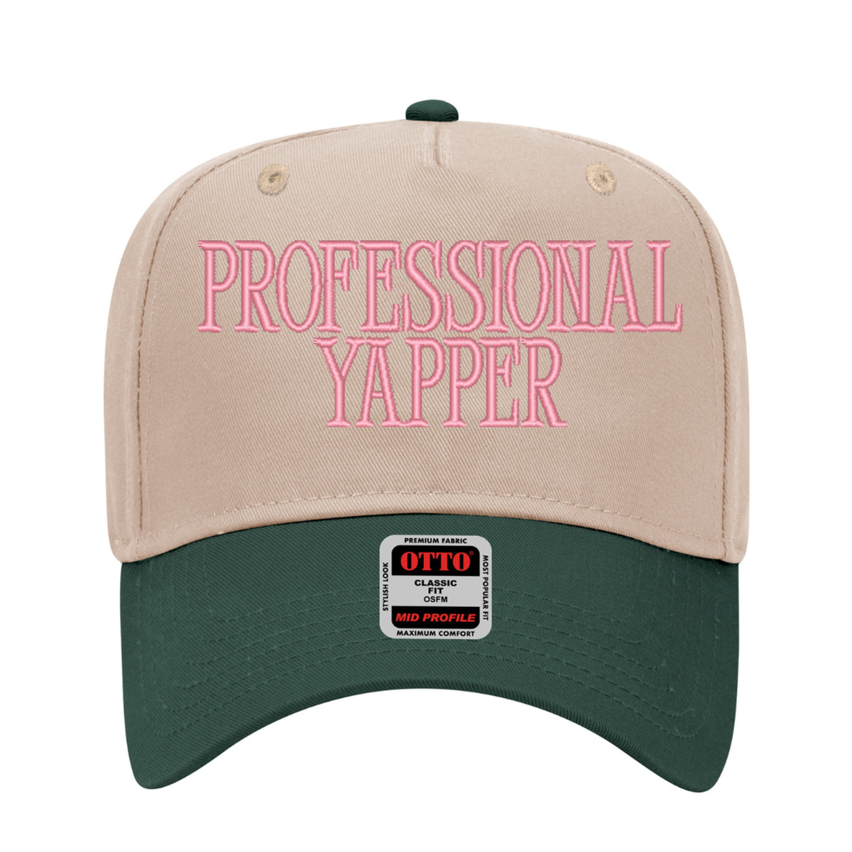 Professional Yapper Embroidered Hat - Trucker Hat