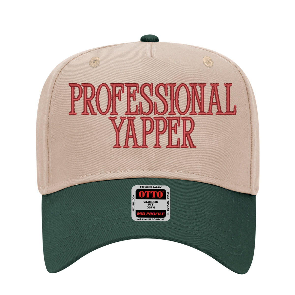 Professional Yapper Embroidered Hat - Trucker Hat