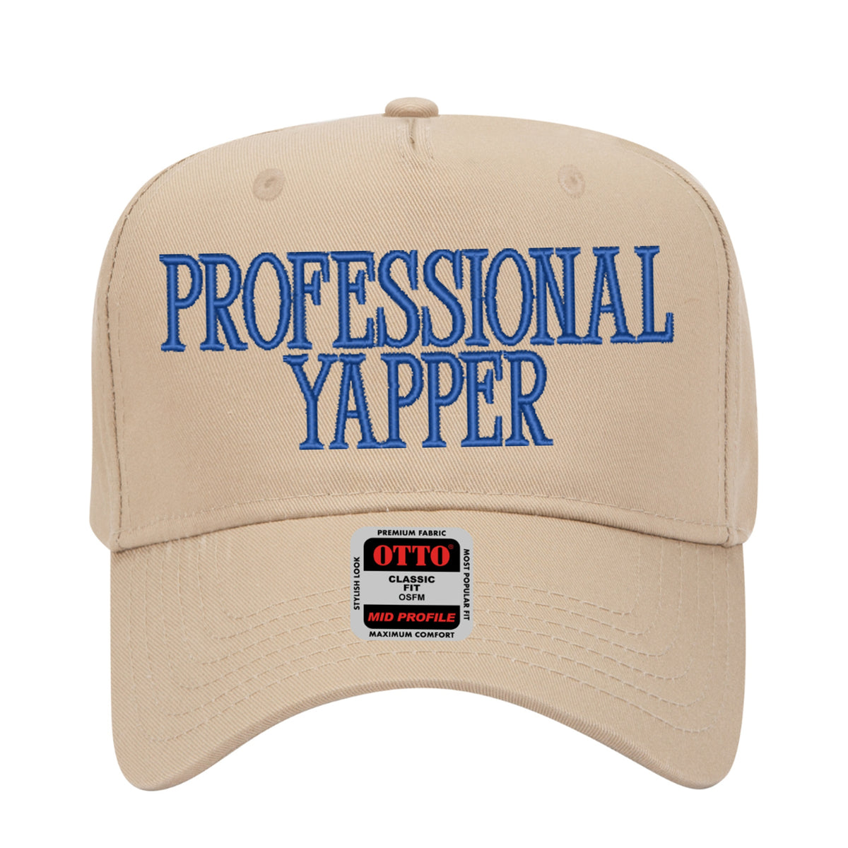 Professional Yapper Embroidered Hat - Trucker Hat