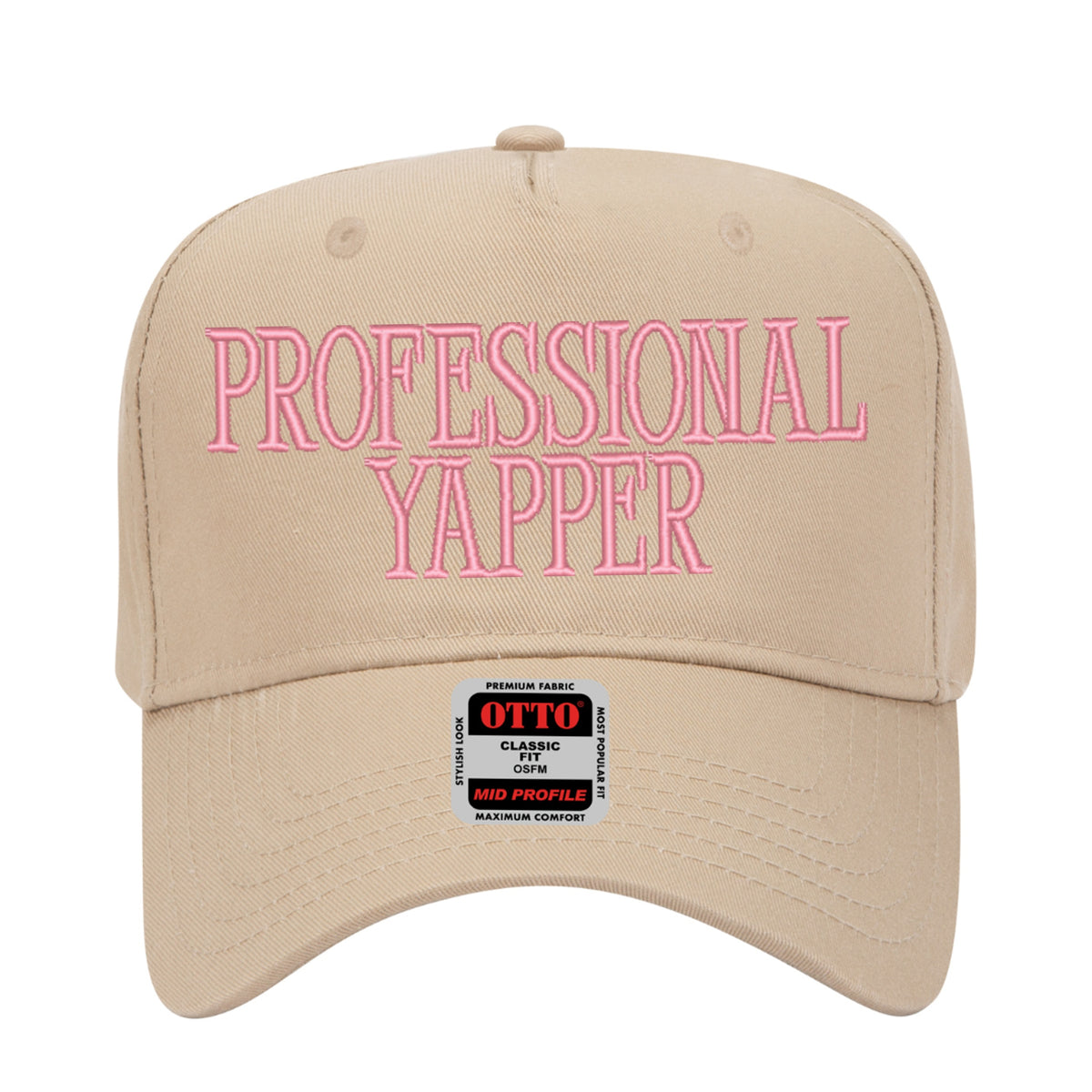 Professional Yapper Embroidered Hat - Trucker Hat