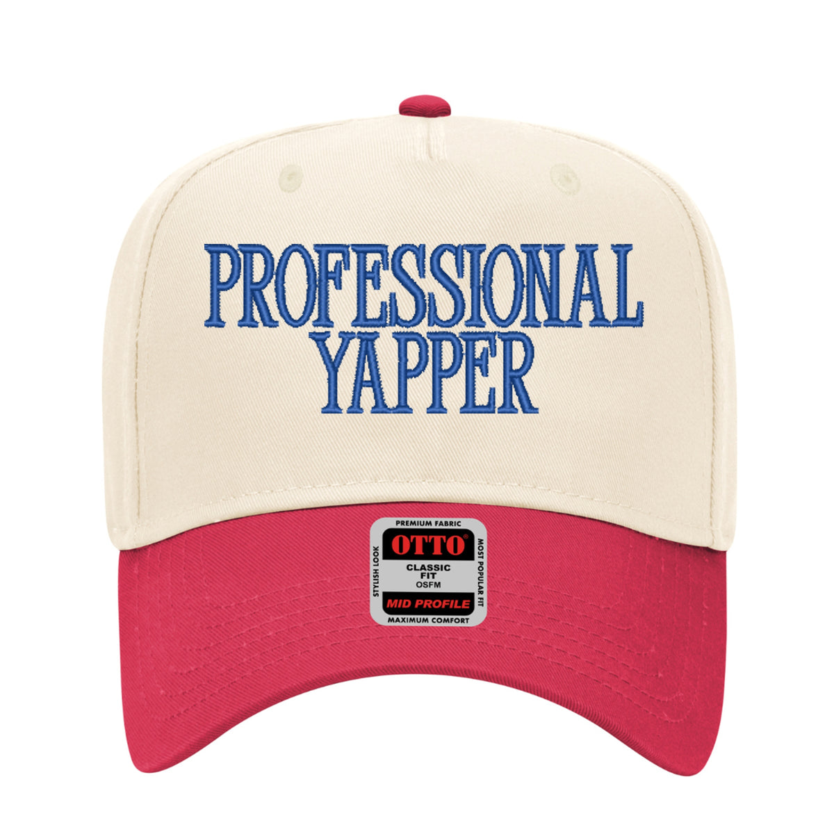 Professional Yapper Embroidered Hat - Trucker Hat