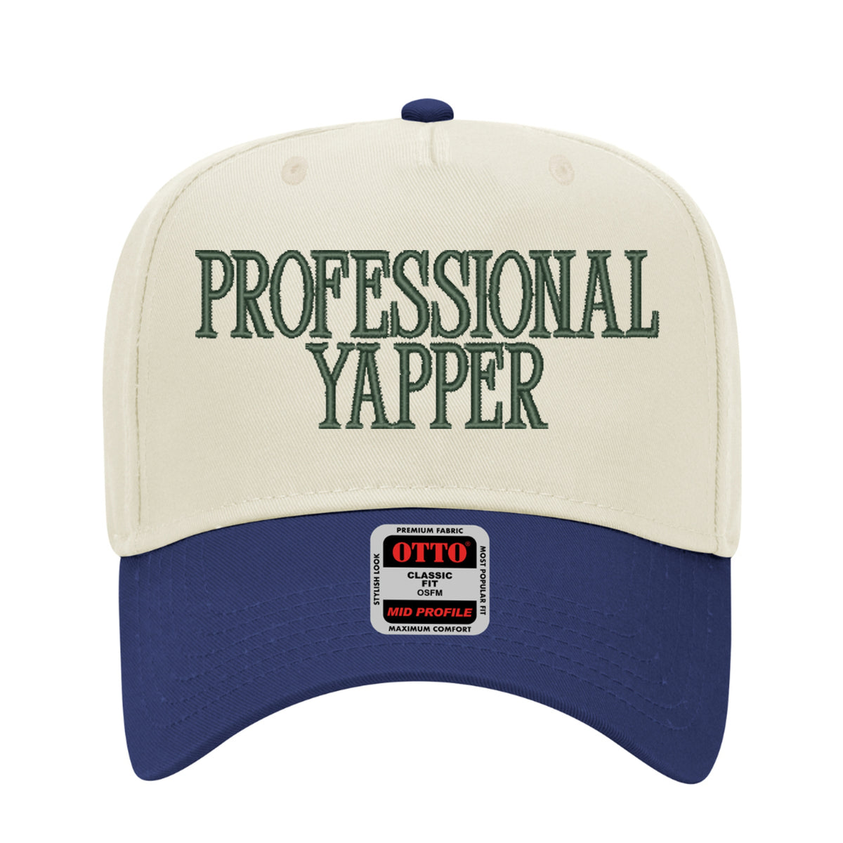 Professional Yapper Embroidered Hat - Trucker Hat