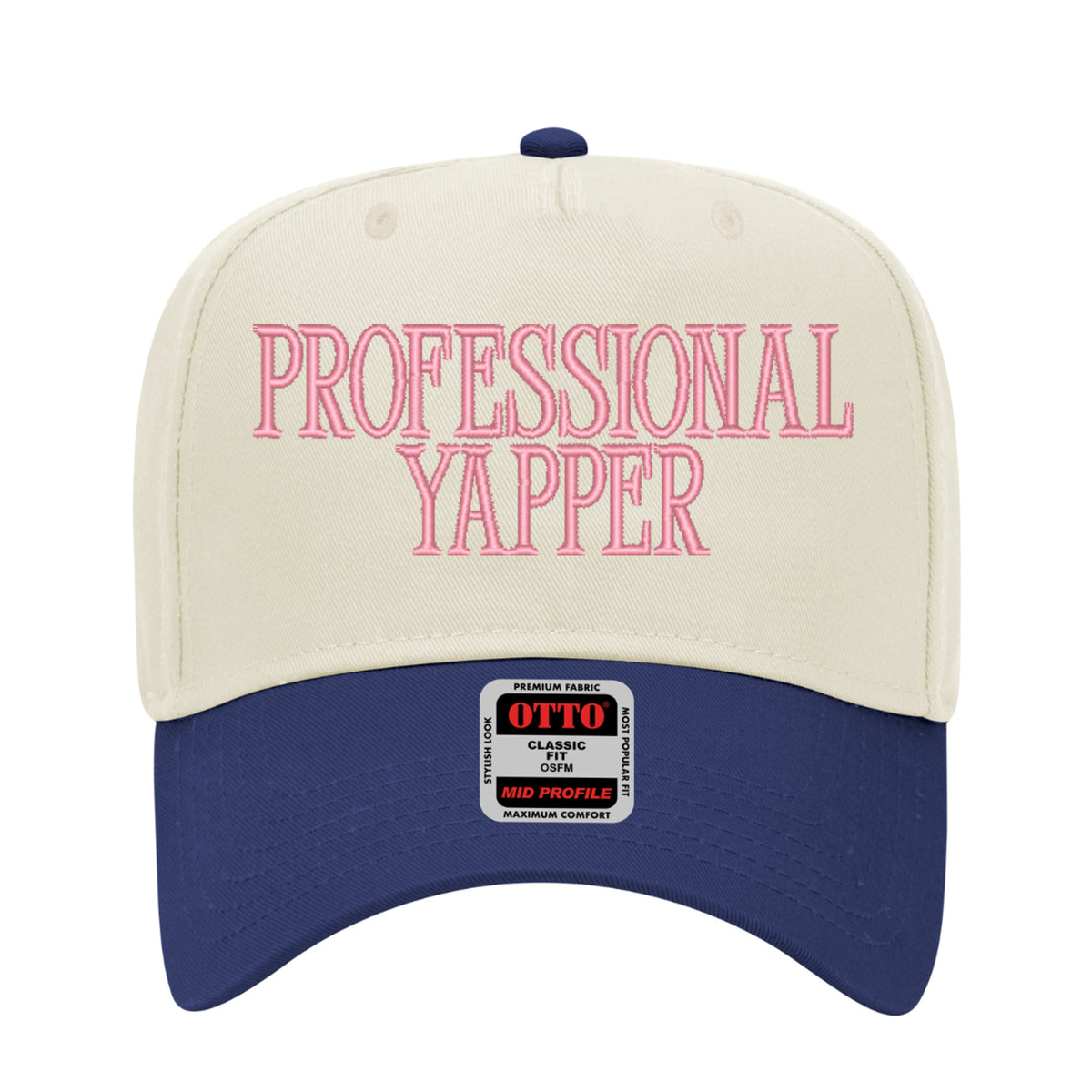Professional Yapper Embroidered Hat - Trucker Hat