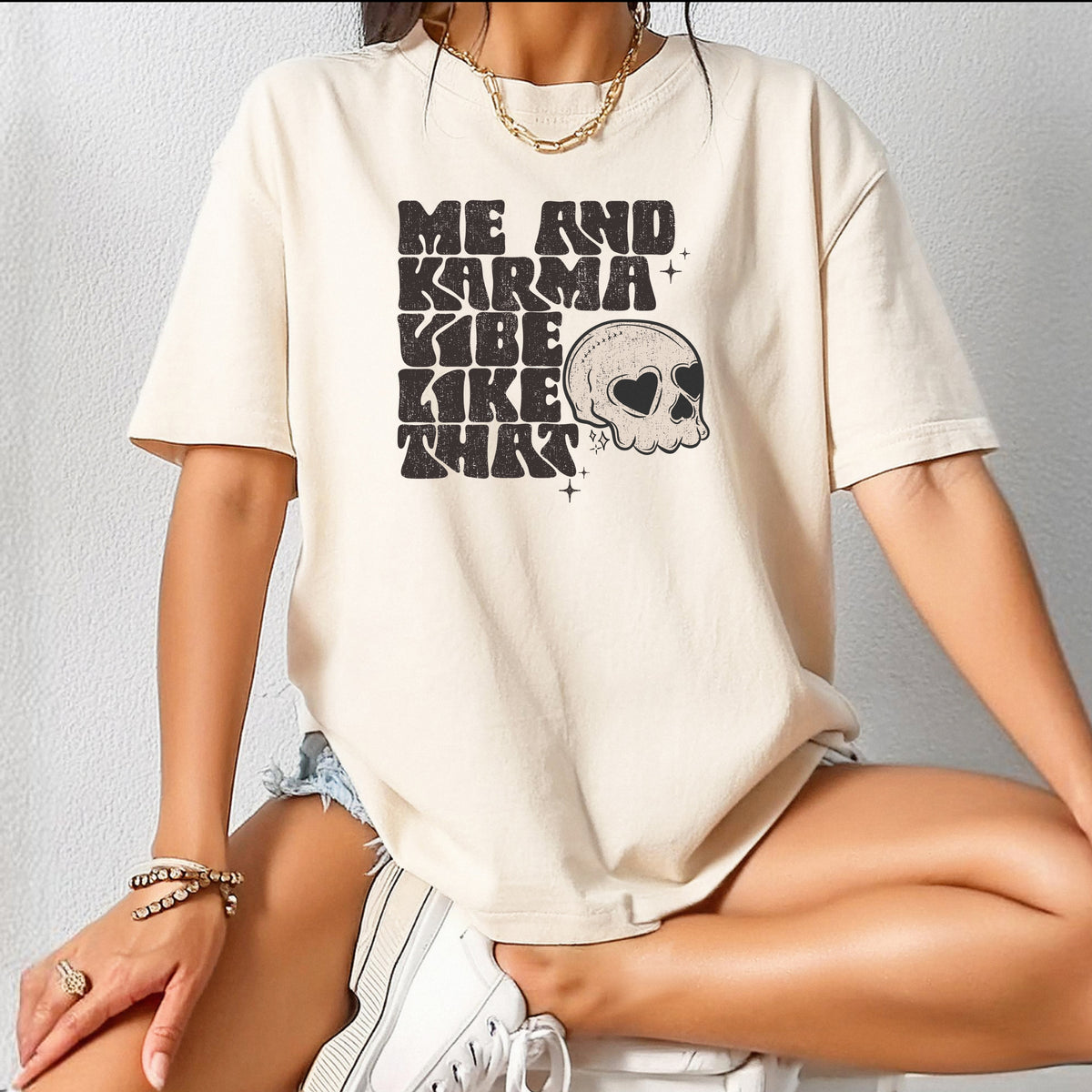 Me And My Karma - Adult Comfort Colors  T-Shirt