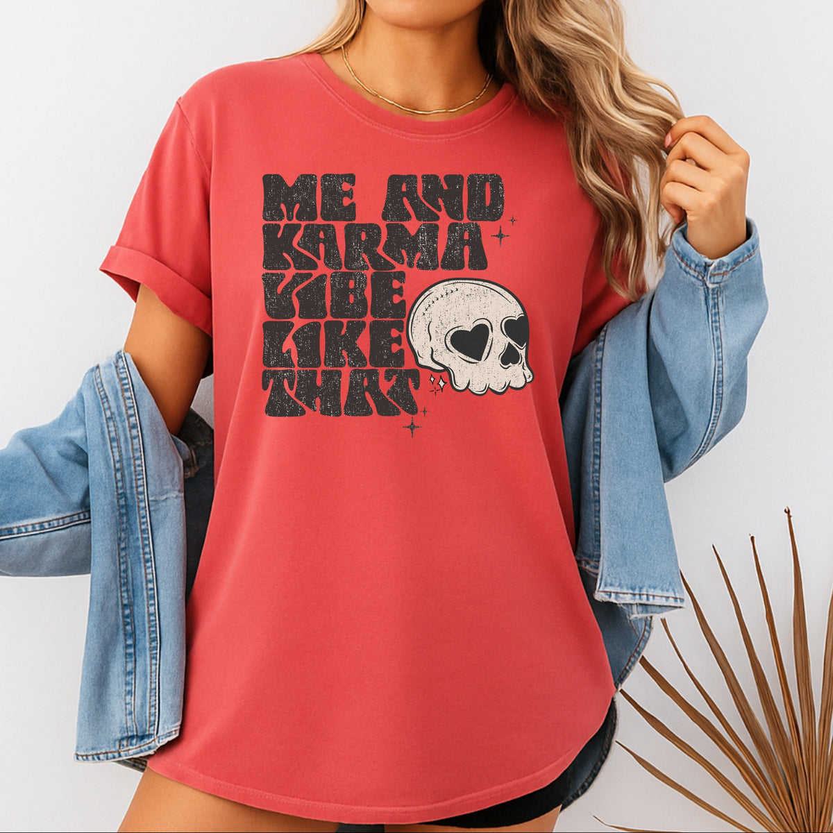 Me And My Karma - Adult Comfort Colors  T-Shirt