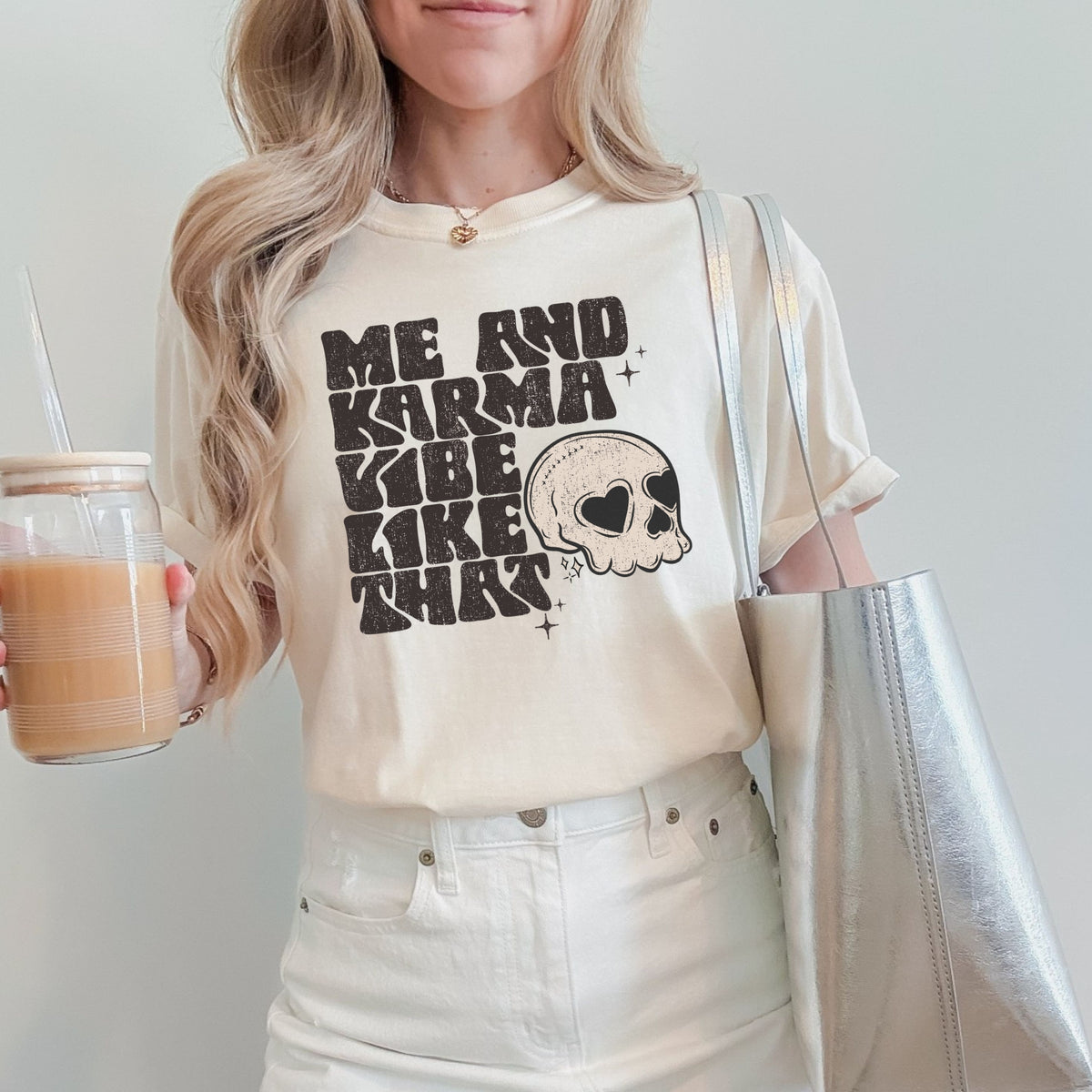 Me And My Karma Printed Tee - Adult Comfort Colors  T-Shirt