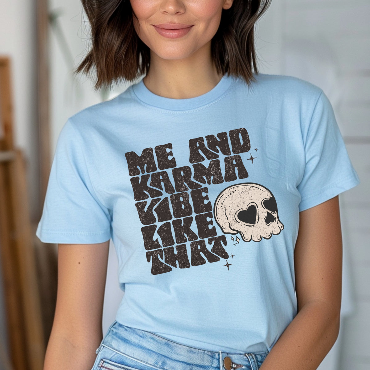 Me And My Karma - Adult Softstyle T-Shirt