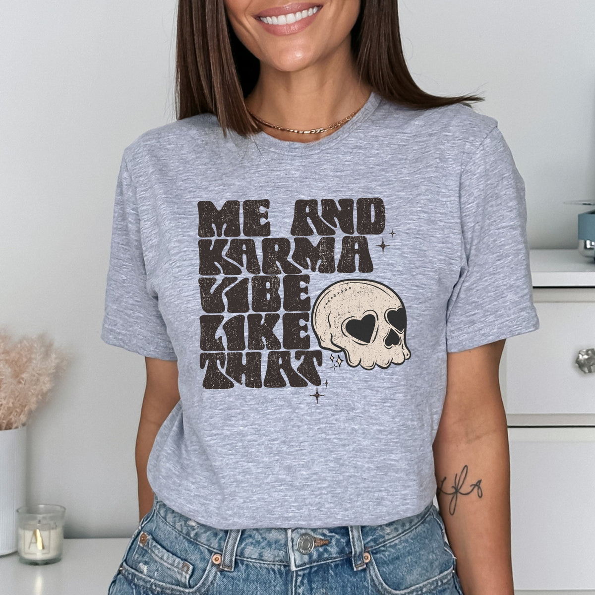 Me And My Karma - Adult Softstyle T-Shirt