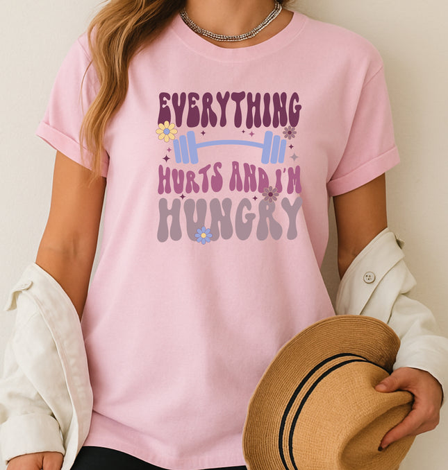 Everything Hurts and I'm Hungry - Adult Softstyle T-Shirt