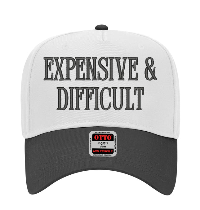 Expensive & Difficult Embroidered Hat – Trucker Hat