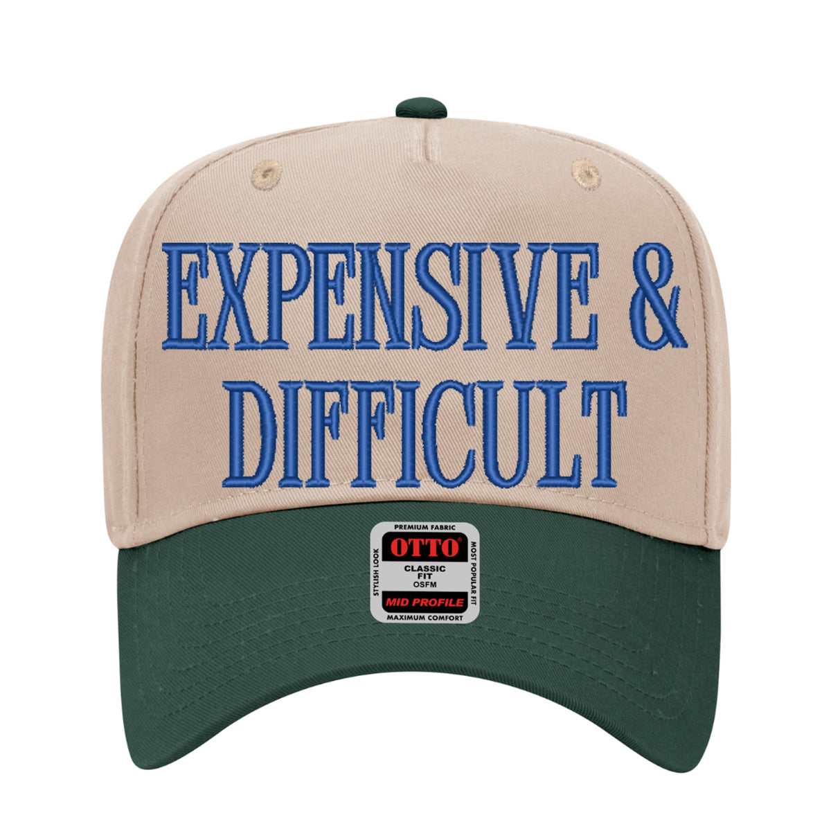 Expensive & Difficult Embroidered Hat – Trucker Hat