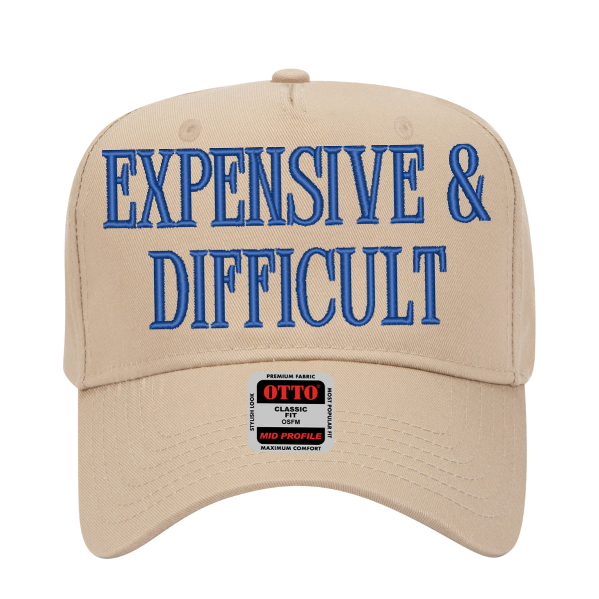 Expensive & Difficult Embroidered Hat – Trucker Hat