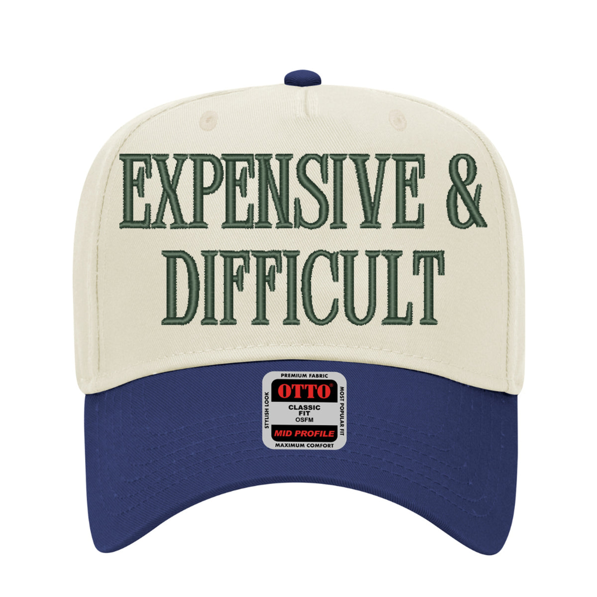 Expensive & Difficult Embroidered Hat – Trucker Hat