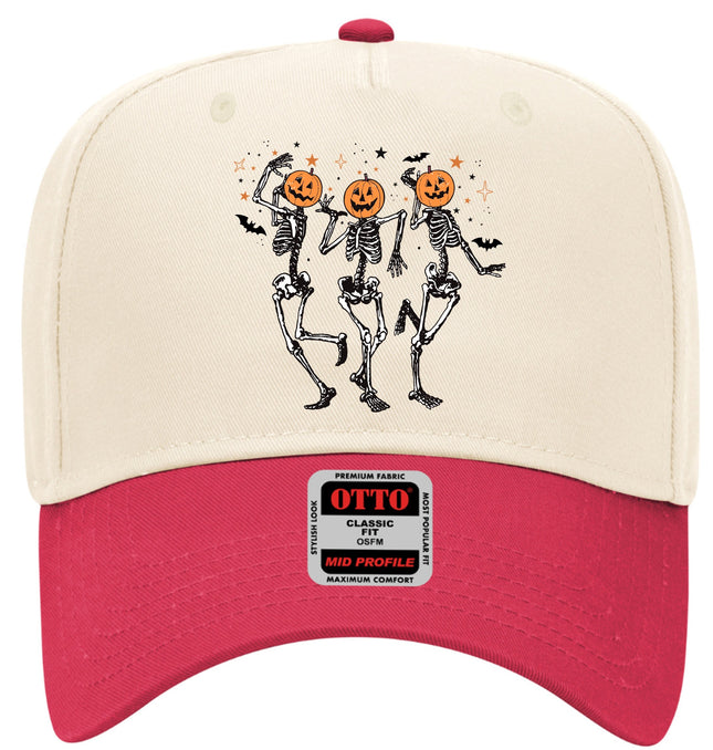 Imperial The Label Pumpkin Skeletons Halloween Printed Trucker Hat