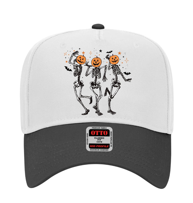 Imperial The Label Pumpkin Skeletons Halloween Printed Trucker Hat