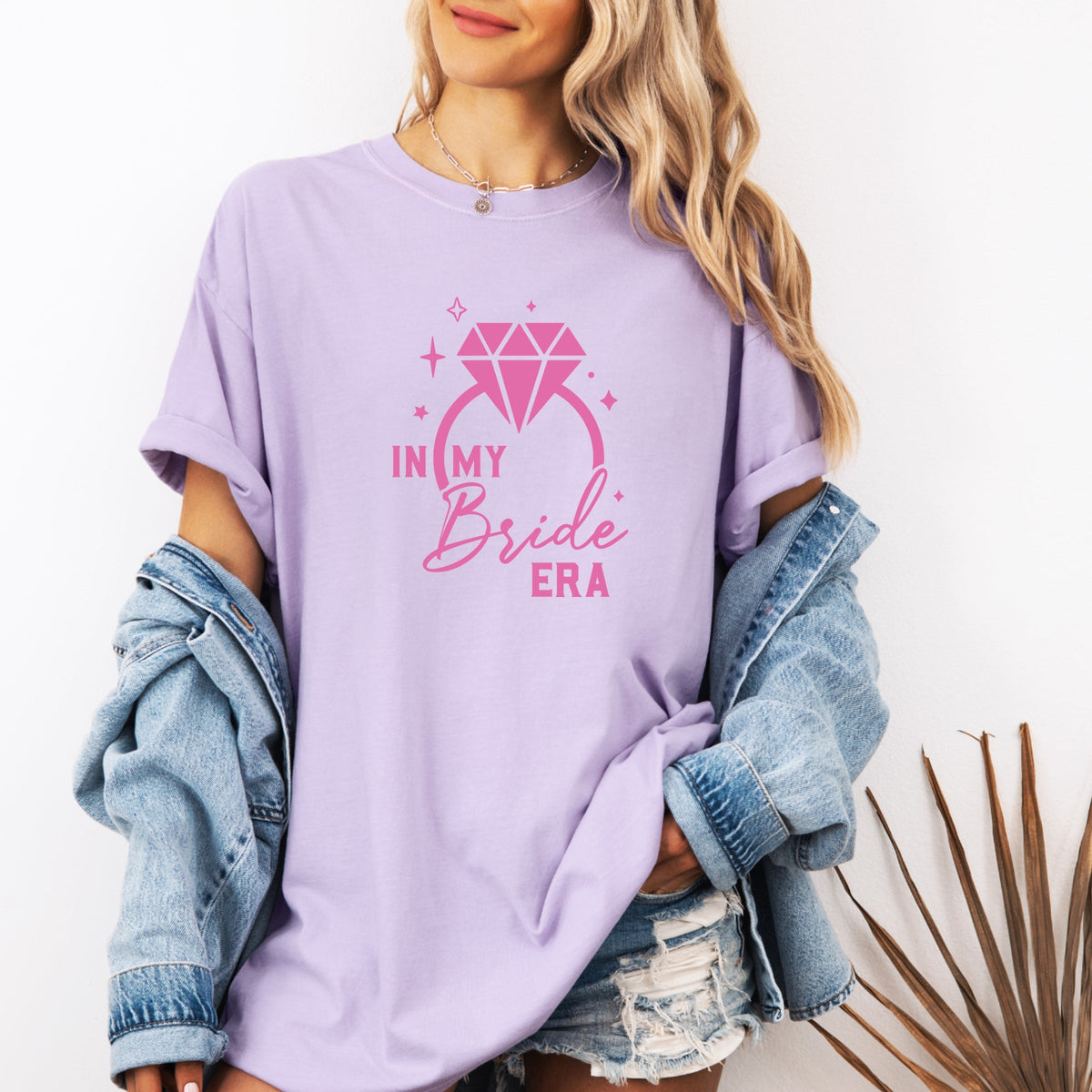 In My Bride Era Printed Comfort Colors T-Shirt 