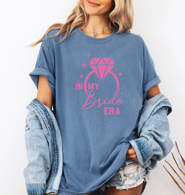 In My Bride Era Printed Comfort Colors T-Shirt 