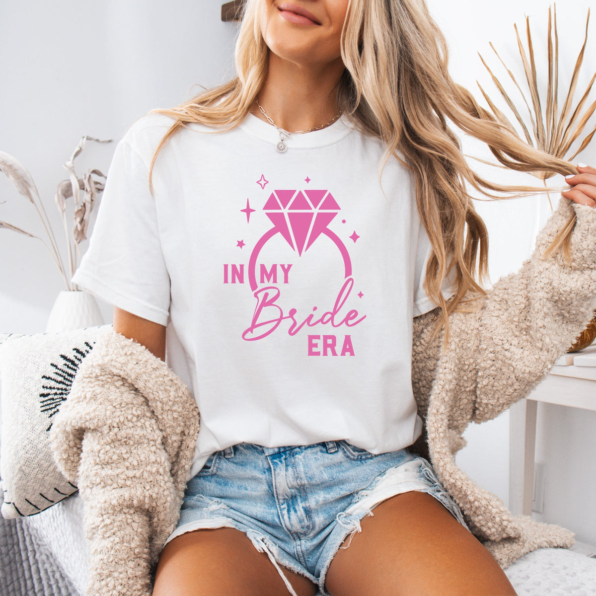 In My Bride Era Printed Comfort Colors T-Shirt 