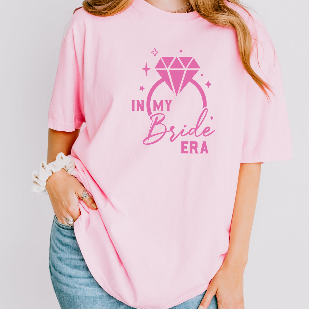 In My Bride Era Printed Comfort Colors T-Shirt 
