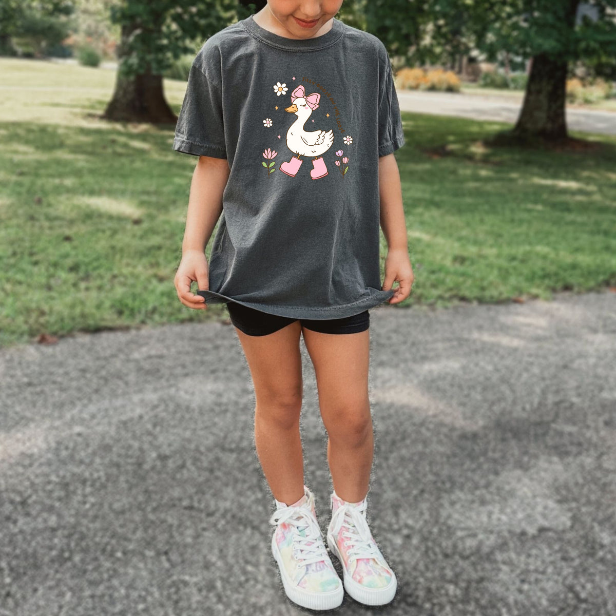Silly Goose on the Loose Kids  - Youth Comfort Colors T-Shirt