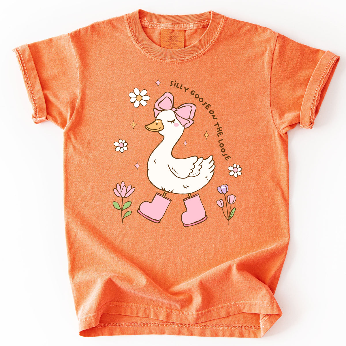 Silly Goose on the Loose  - Youth Comfort Colors T-Shirt
