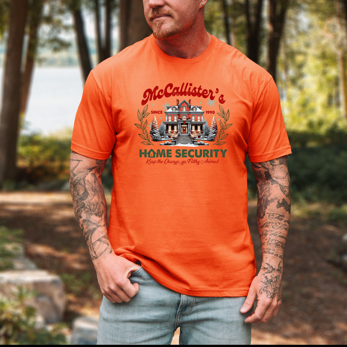 McCallister's Home Security Graphic Shirt - Adult Softstyle 
