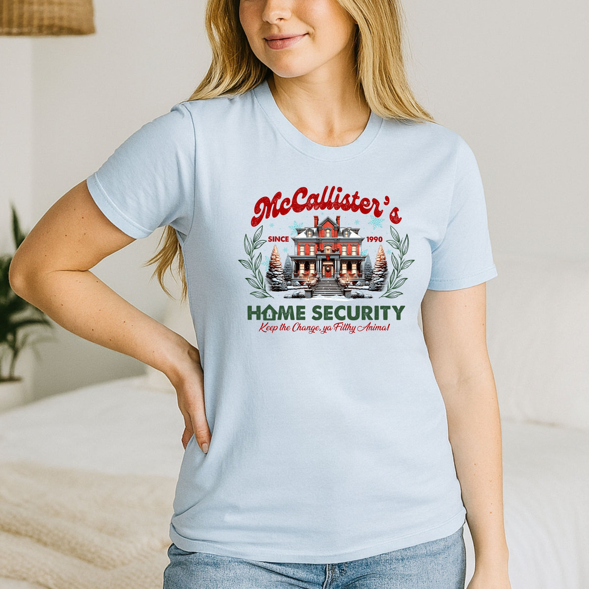 McCallister's Home Security Graphic Shirt - Adult Softstyle 