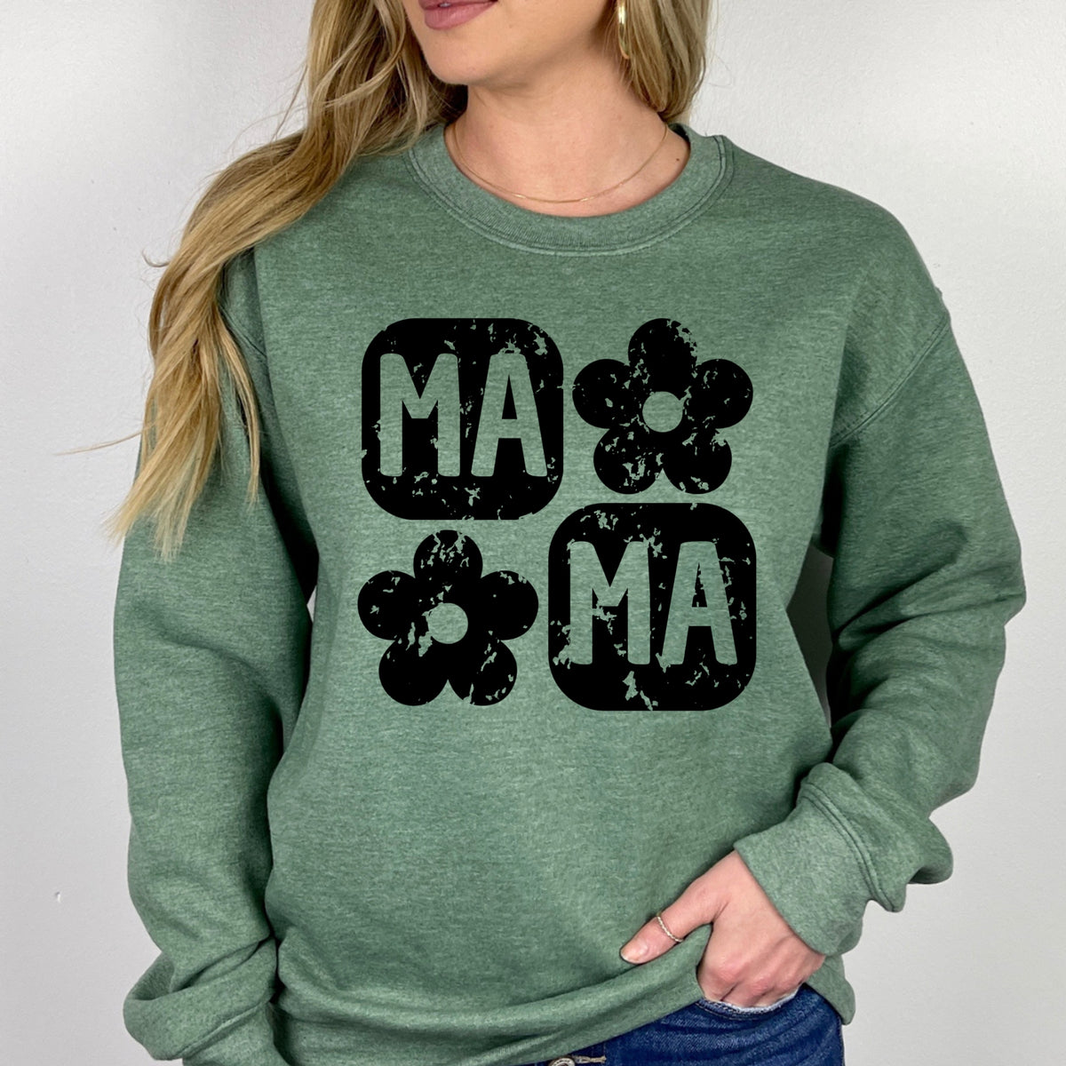 Mama - Adult Crewneck Sweatshirt