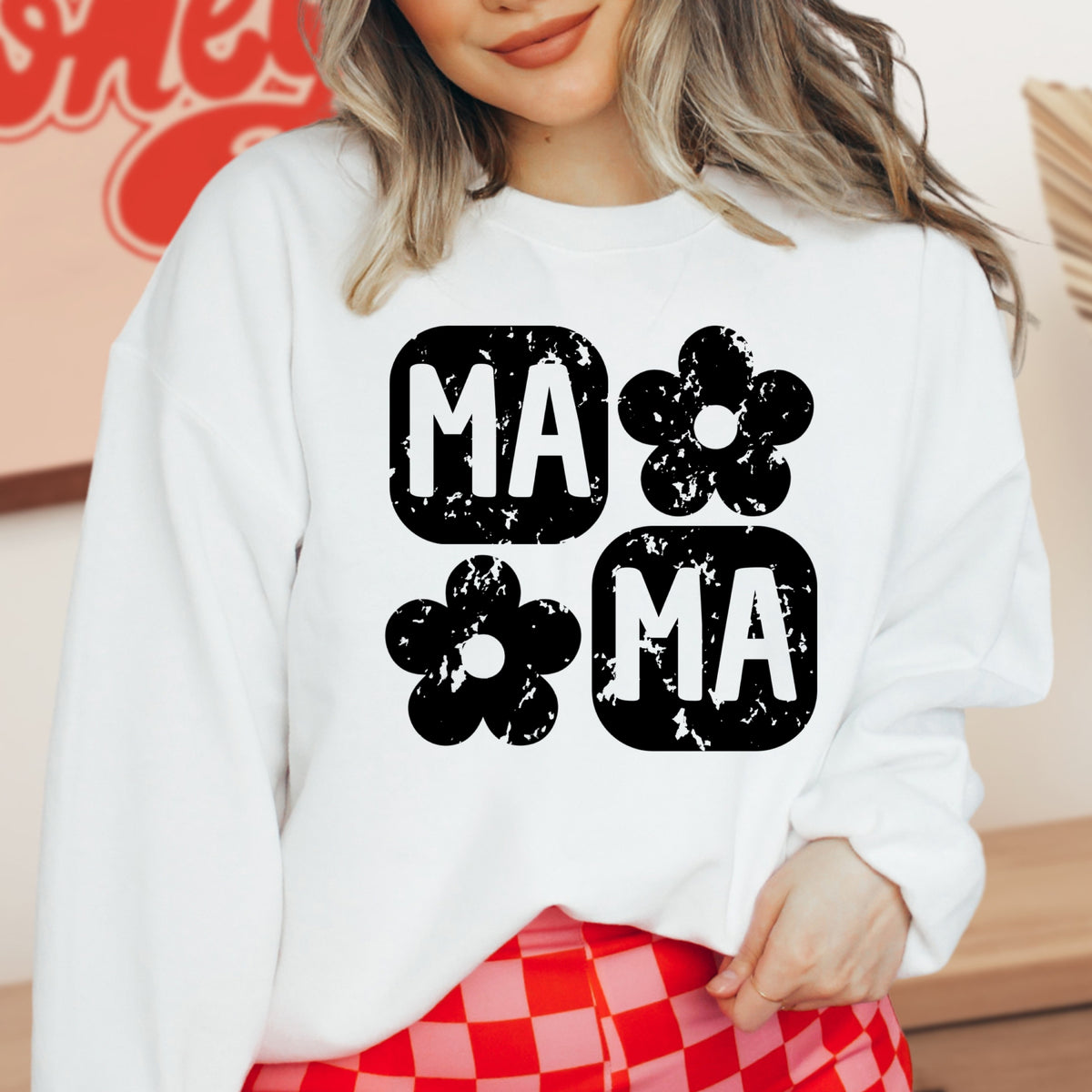 Mama - Adult Crewneck Sweatshirt