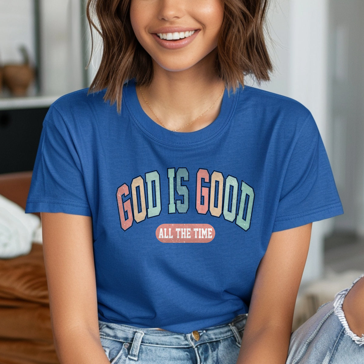 God Is Good All The Time - Adult Softstyle T-Shirt