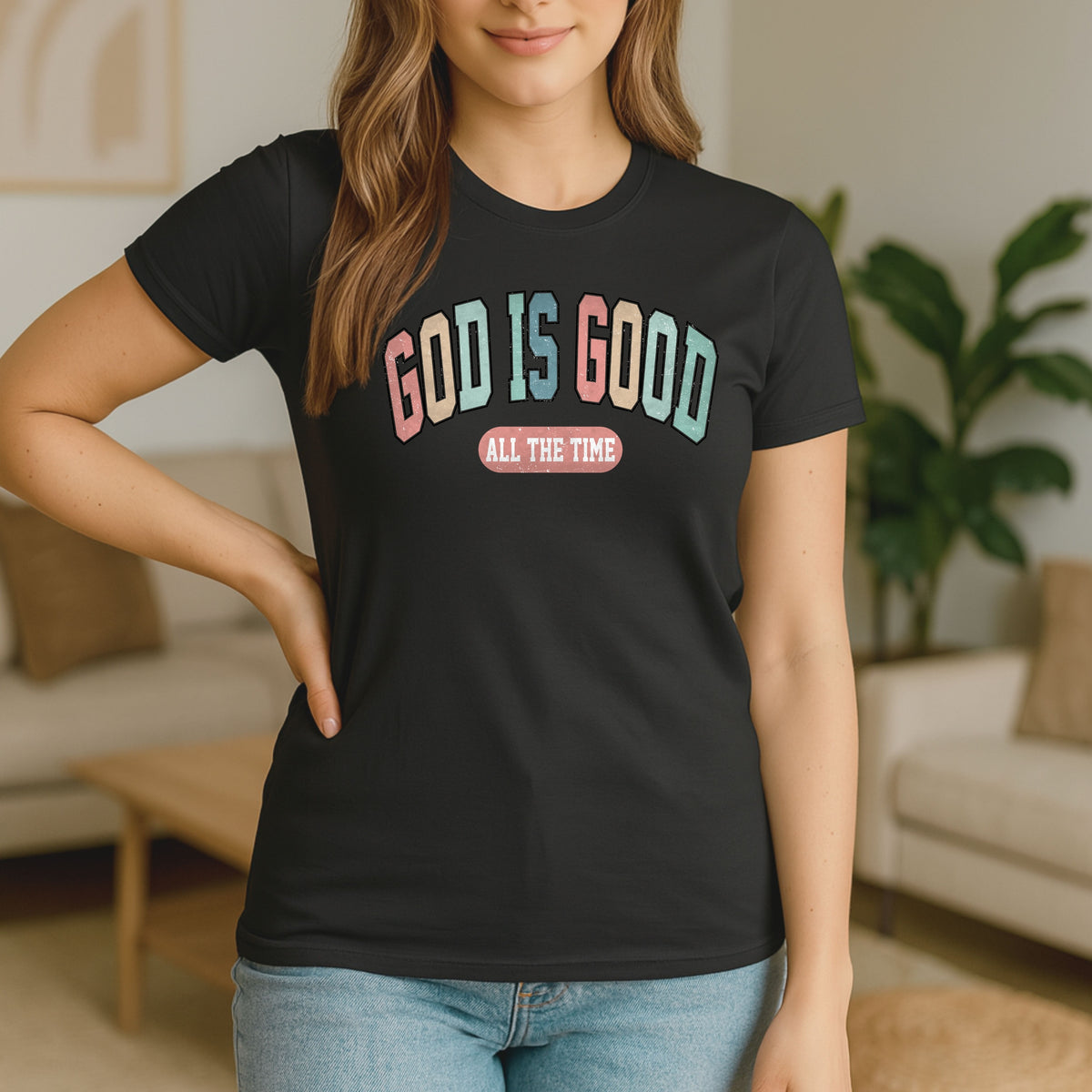 God Is Good All The Time - Adult Softstyle T-Shirt