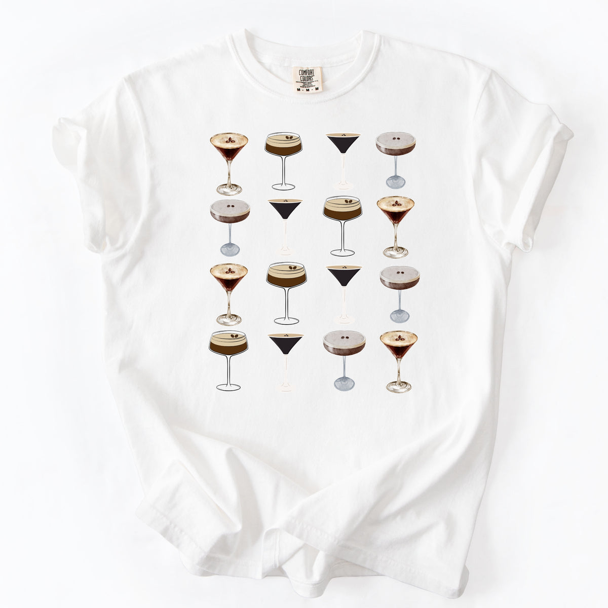 Espresso Martini Shots - Adult Comfort Colors T-Shirt