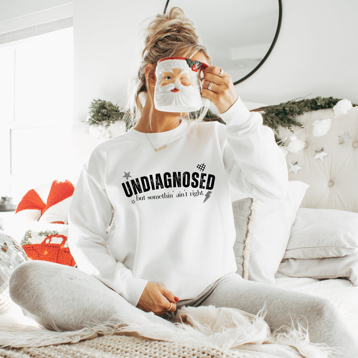 Undiagnosed But Somethin' Ain't Right - Adult Crewneck Sweatshirt