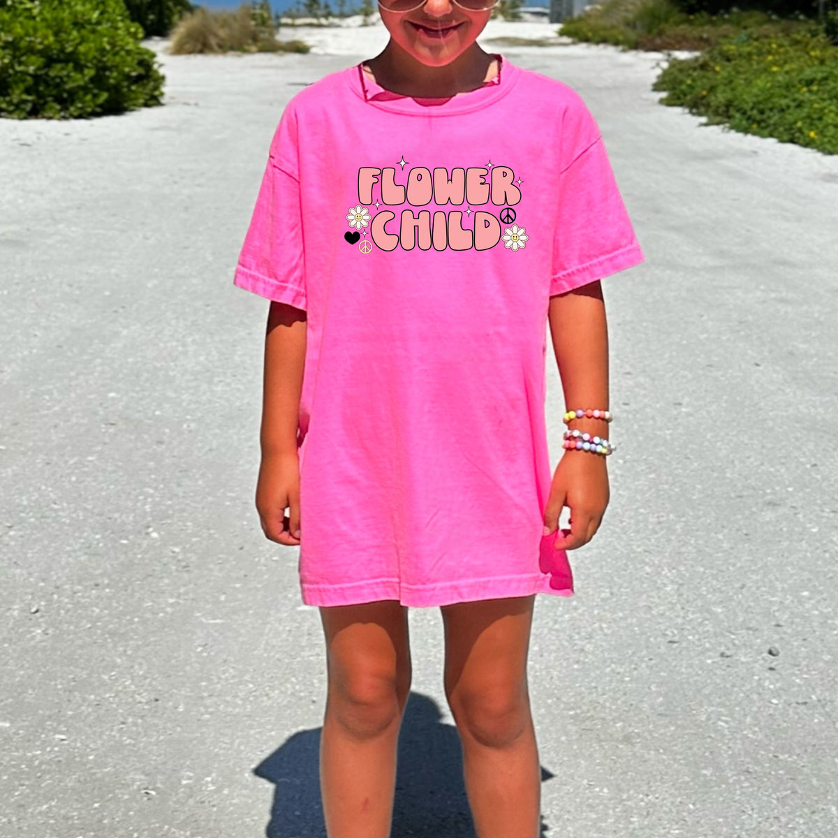 Flower Child Kids – Youth Comfort Colors T-Shirt