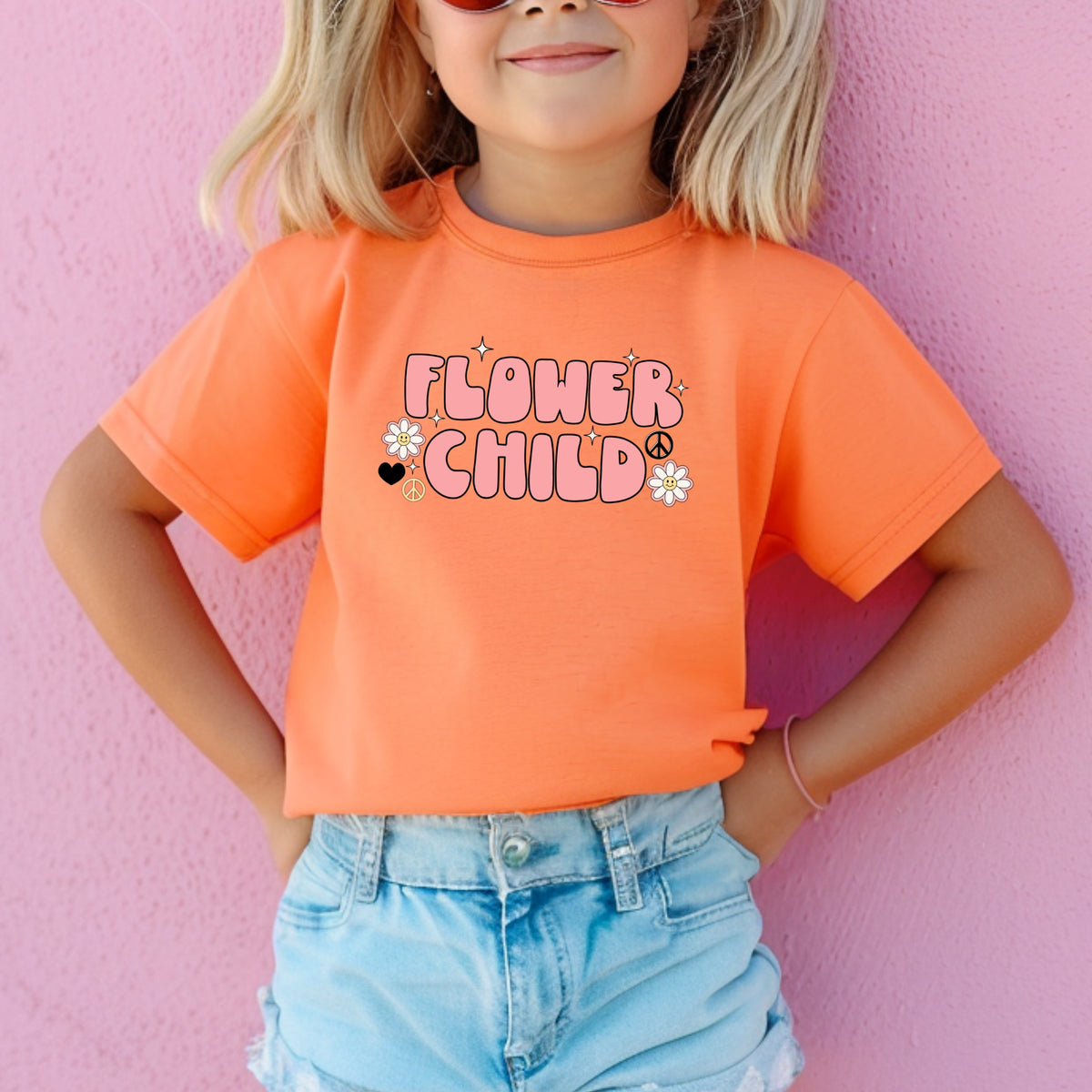 Flower Child Kids – Youth Comfort Colors T-Shirt