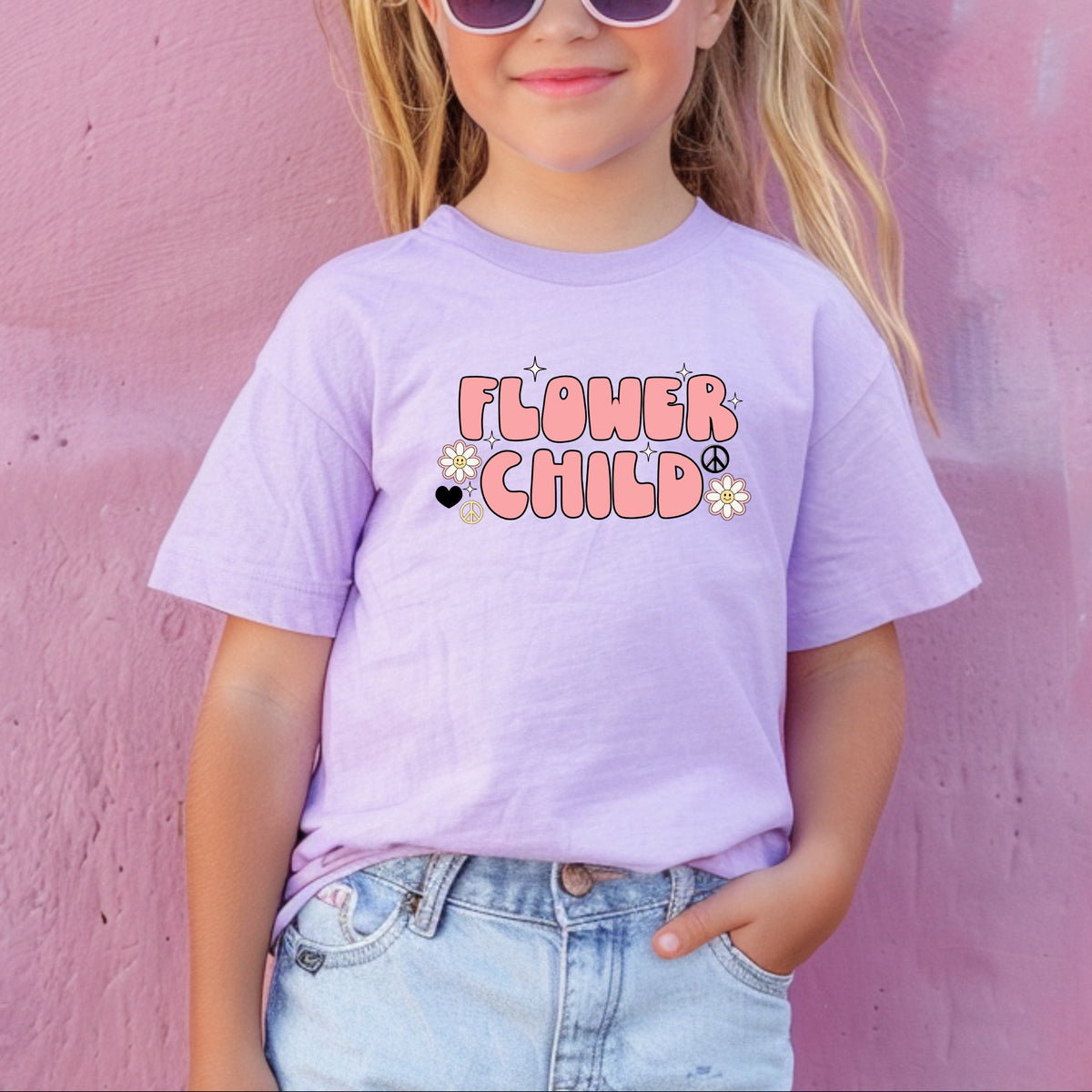 Flower Child Kids – Youth Comfort Colors T-Shirt