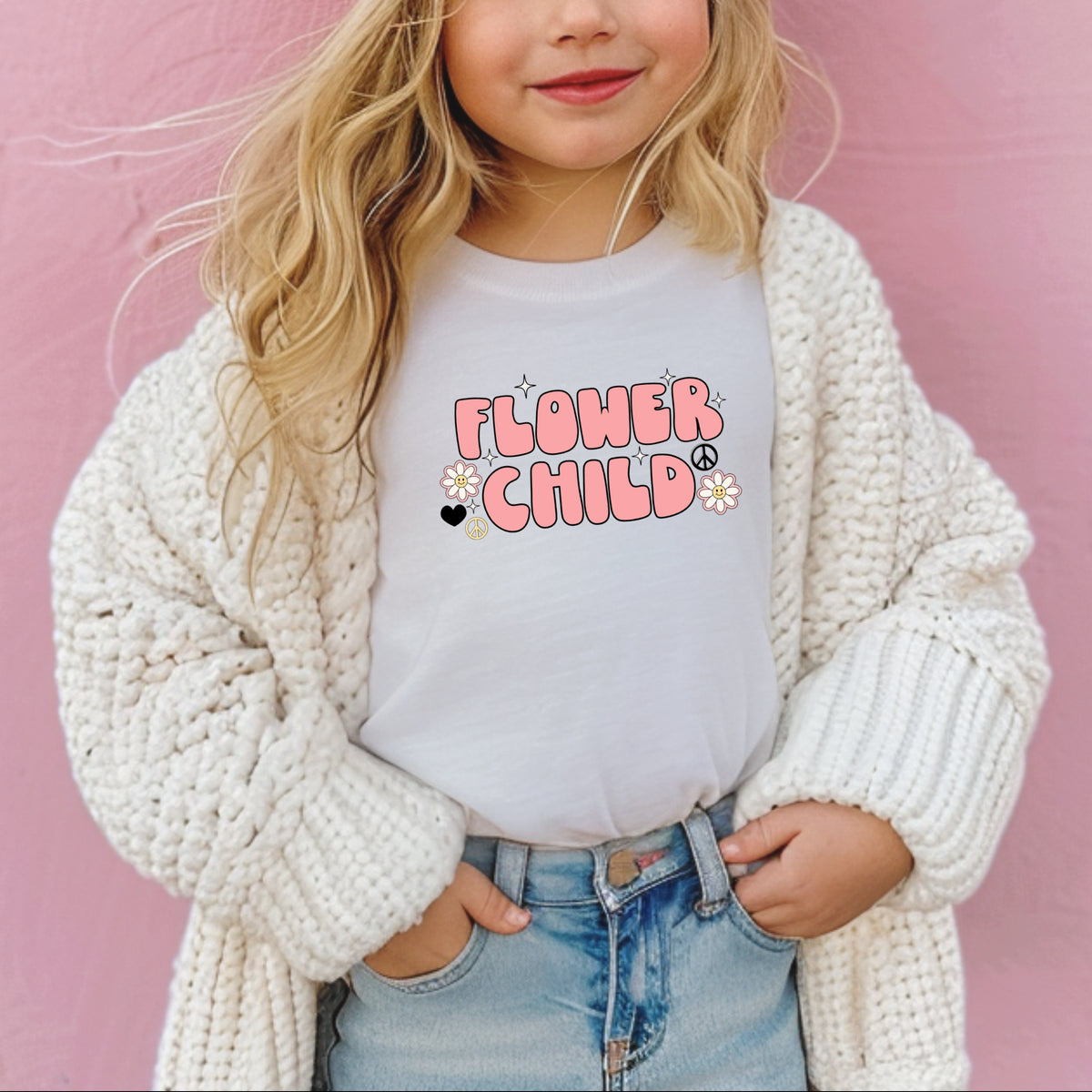 Flower Child Kids – Youth Comfort Colors T-Shirt