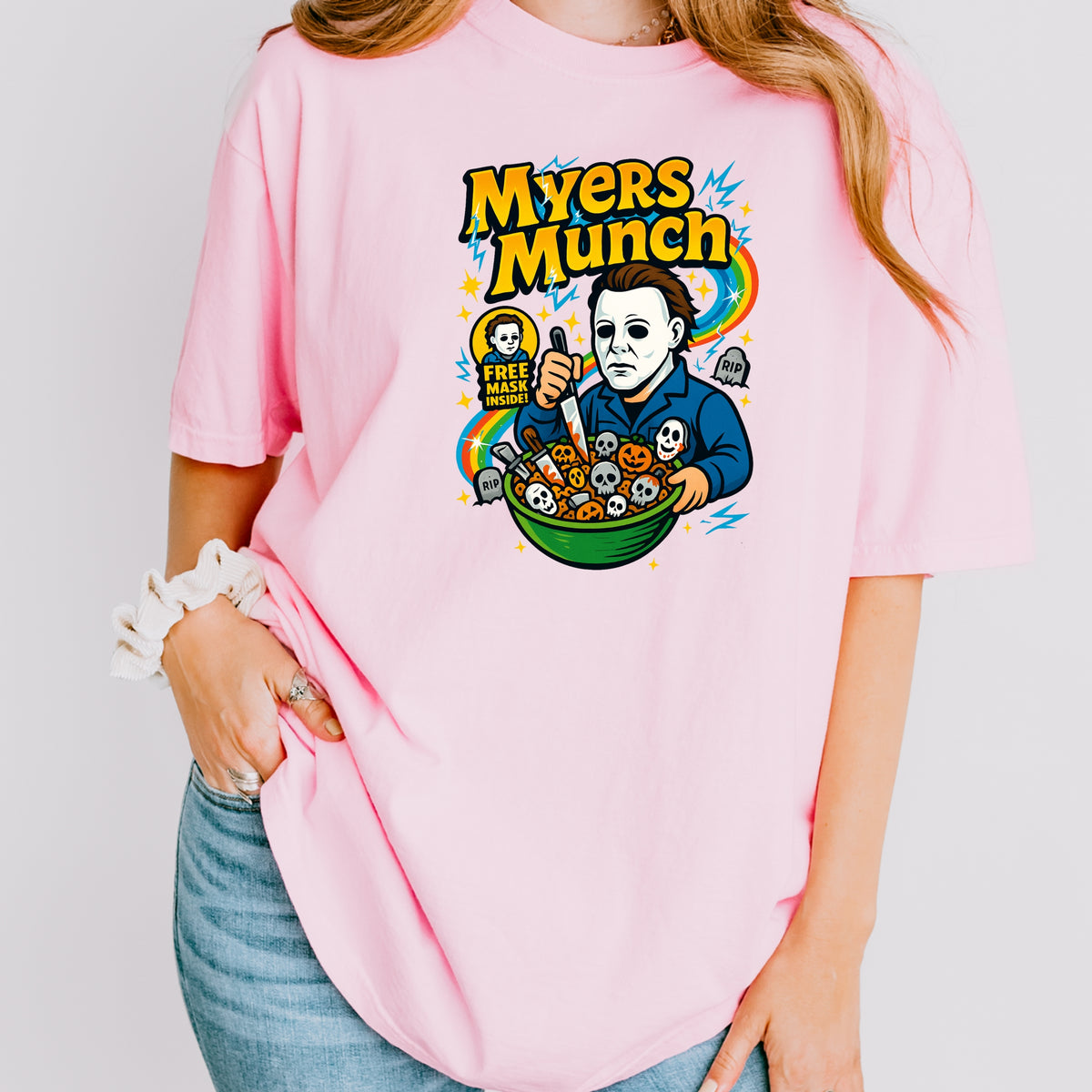 Halloween Myers Munch - Adult Comfort Colors T-Shirt