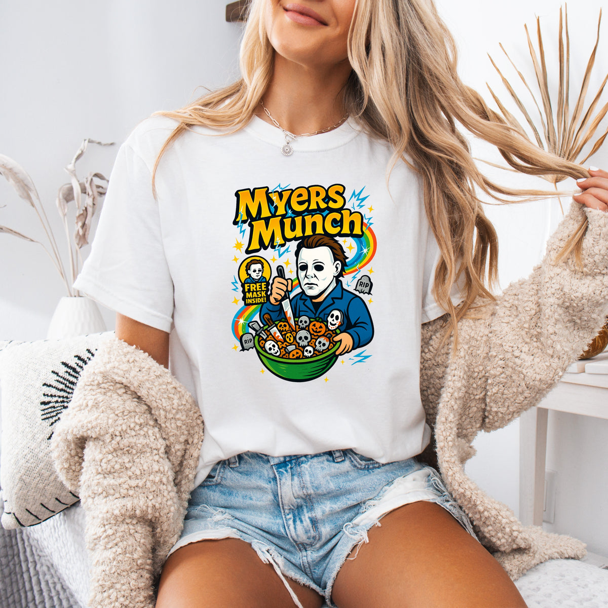 Halloween Myers Munch - Adult Comfort Colors T-Shirt