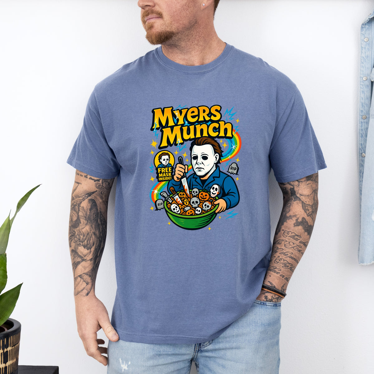 Halloween Myers Munch - Adult Comfort Colors T-Shirt