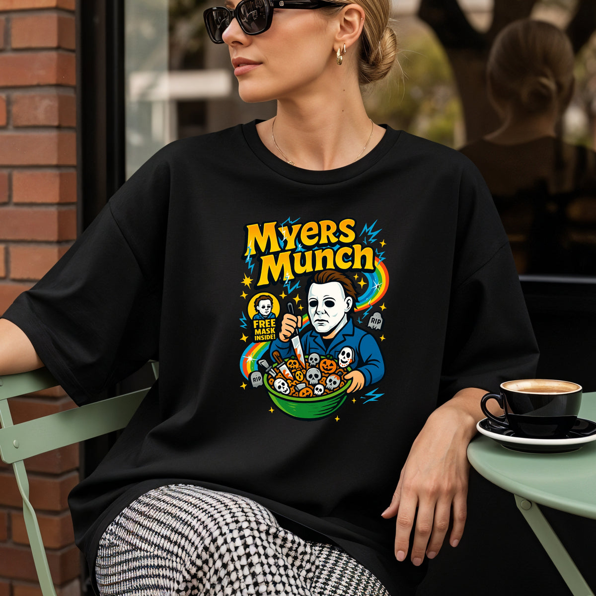 Halloween Myers Munch - Adult Comfort Colors T-Shirt