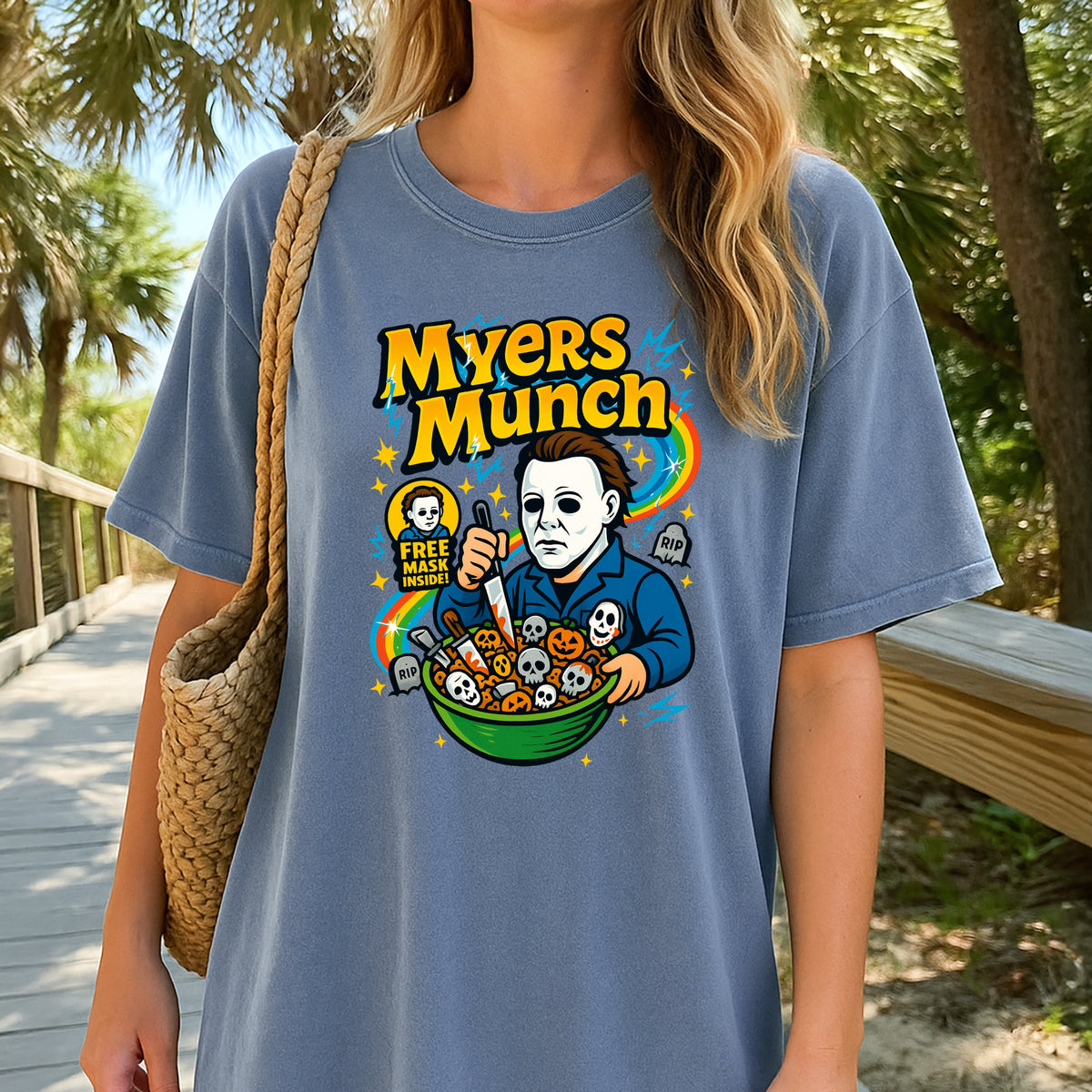 Halloween Myers Munch - Adult Comfort Colors T-Shirt