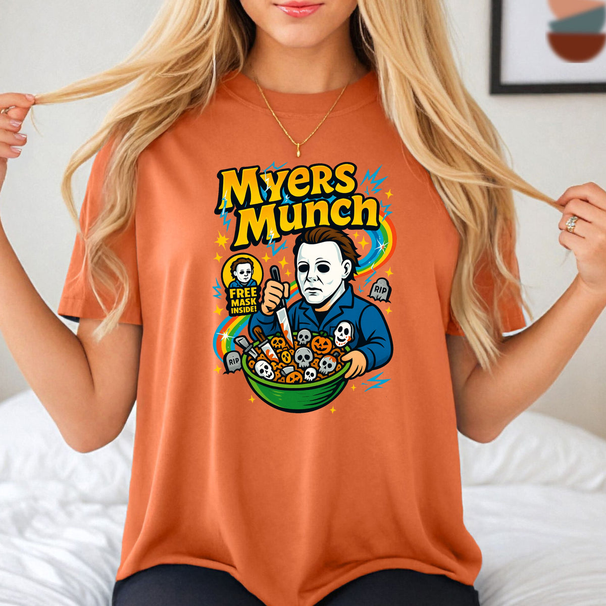 Halloween Myers Munch - Adult Comfort Colors T-Shirt