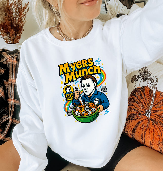 Halloween Myers Munch - Adult Crewneck Sweatshirt