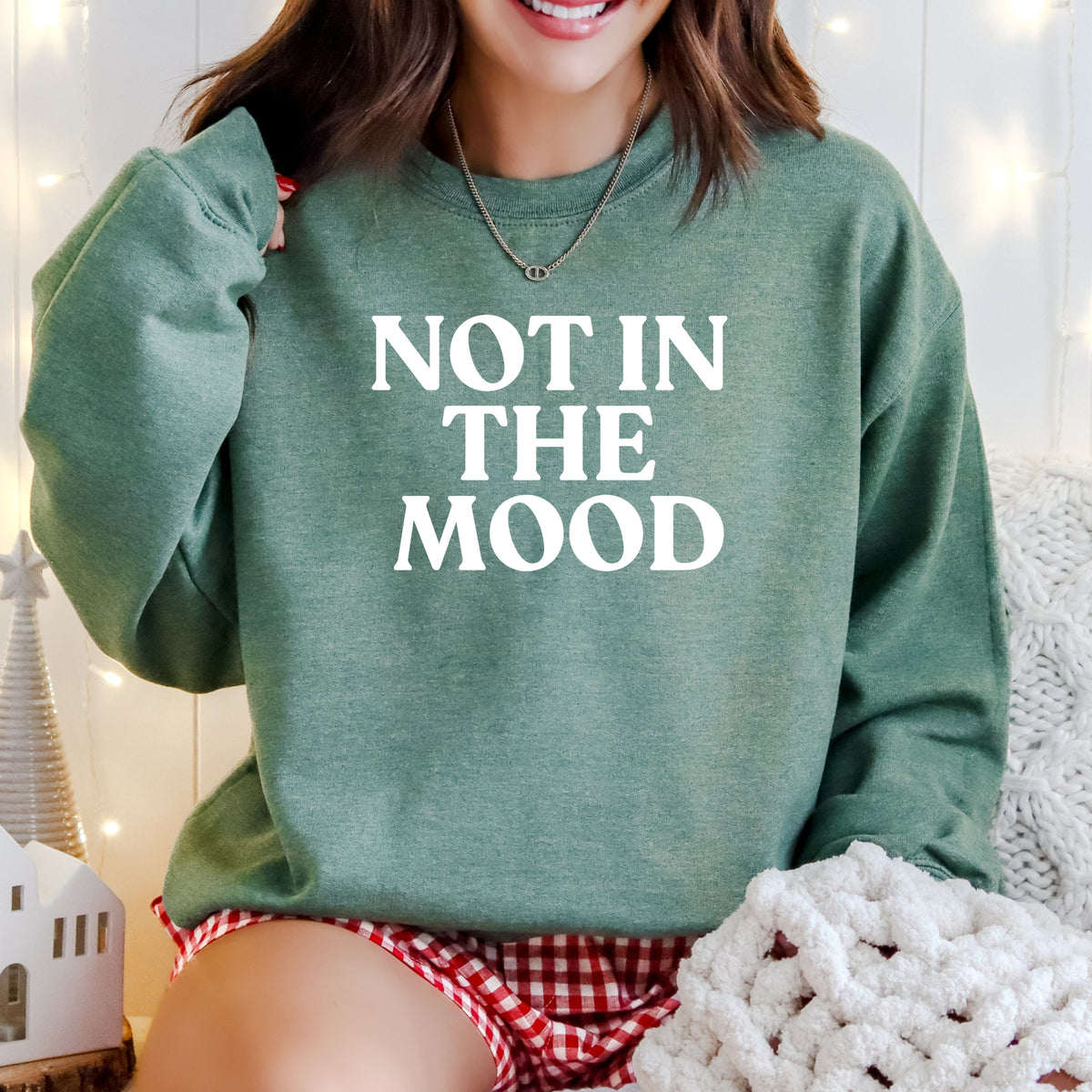 Not In The Mood - Adult Crewneck Sweatshirt