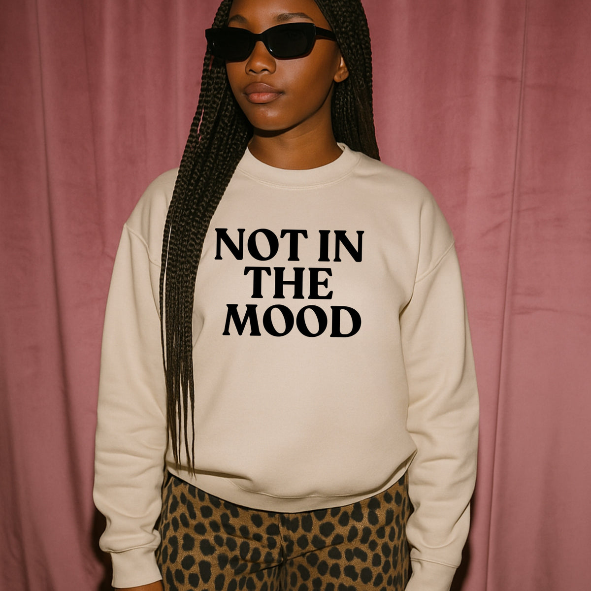 Not In The Mood - Adult Crewneck Sweatshirt