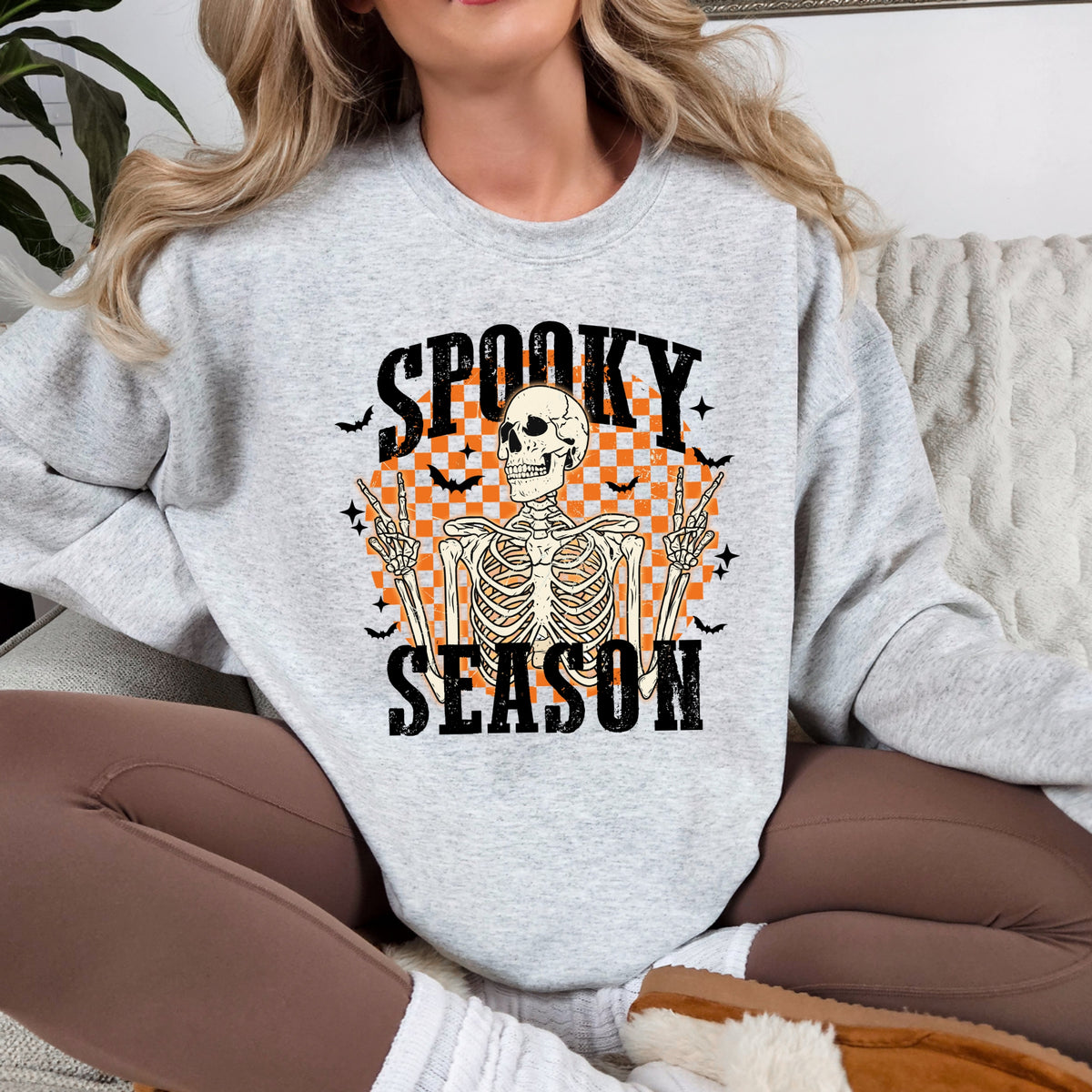 Spooky Season Halloween - Adult Crewneck Sweatshirt